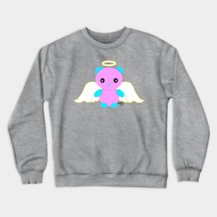 Angel bear - pink/blue Crewneck Sweatshirt